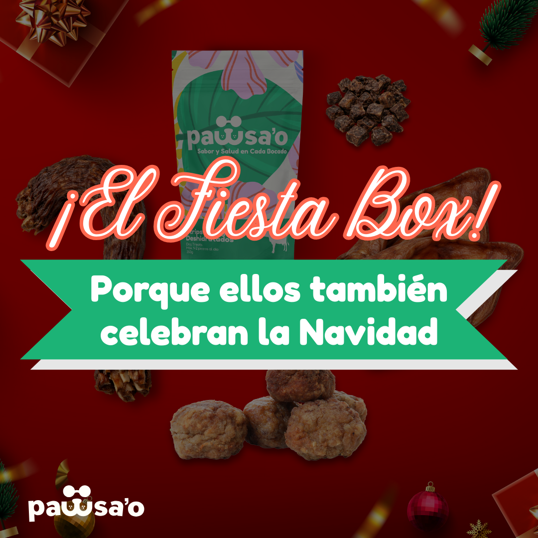 La Fiesta Box – Caja de Temporada para mascotas - Snacks Deshidratados